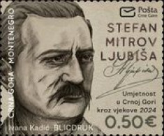 Montenegro, 2024, Personalities - Stefan Mitrov Ljubisa, 1924-1878 (MNH) - Montenegro