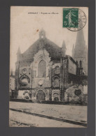 CPA - 79 - Airvault - Façade De L'Eglise - Circulée En 1911 - Airvault