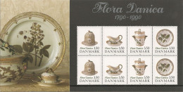 1990 Flora Danica; Block Of 8. **.        (dk034) - Markenheftchen