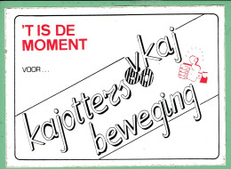 Sticker - 'T IS DE MOMENT Voor...kajottersbeweging Vkaj - Stickers