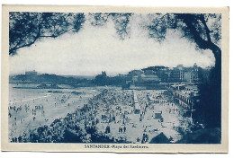 PLAYA DEL SARDINERO.- SANTANDER.- ( ESPAÑA ) - Cantabria (Santander)