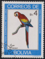 1981 Bolivien ° Mi:BO 969, Sn:BO 661, Yt:BO 604, Sg:BO 1053, Scarlet Macaw (Ara Macao) - Bolivia