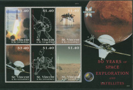 St. Vincent-Grenadinen 2008 Weltraumforschung Klbg. 6569/74 K Postfr. (C93832) - St.Vincent Und Die Grenadinen
