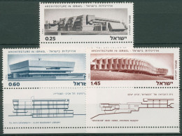 Israel 1974 Architektur Bauwerke 613/15 Mit Tab Postfrisch - Nuevos (con Tab)