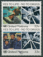 UNO New York 1987 Kampf Gegen Drogen 522/23 Postfrisch - Unused Stamps