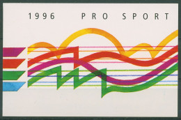 Schweiz 1996 Sporthilfe Turnfest Bern Markenheftchen 0-104 Postfrisch (C62200) - Markenheftchen