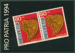 Schweiz 1994 Pro Patria Volkskunst Markenheftchen 0-97 Gestempelt (C62141) - Markenheftchen