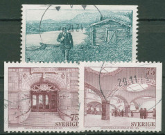 Schweden 1974 Weltpostverein Postamt Stockholm 859/61 Gestempelt - Used Stamps
