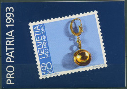 Schweiz 1993 Pro Patria Volkskunst Markenheftchen 0-95 Gestempelt (C62140) - Markenheftchen