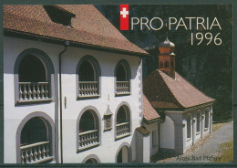 Schweiz 1996 Pro Patria Kulturgüter Markenheftchen 0-105 Gestempelt (C62146) - Markenheftchen