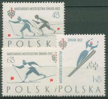 Polen 1962 Nordische Ski-WM Zakopane 1294/96 A Postfrisch - Unused Stamps