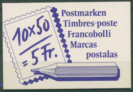 Schweiz 1988 Postbeförderung Postbote Markenheftchen 0-84 Gestempelt (C62173) - Markenheftchen