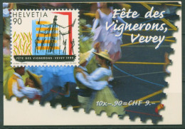 Schweiz 1999 Winzerfest Vevey Markenheftchen 0-115 Postfrisch (C62187) - Markenheftchen