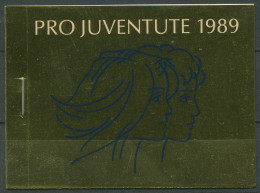Schweiz 1989 Pro Juventute Jugendliche Markenheftchen 0-86 Gestempelt (C62108) - Markenheftchen