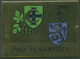 Schweiz 1980 Pro Juventute Wappen Markenheftchen 0-74 Postfrisch (C62090) - Markenheftchen
