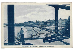 EL SARDINERO - PRIMERA PLAYA DESDE PIQUIO.- SANTANDER.- ( ESPAÑA ) - Cantabria (Santander)