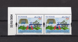 Tunisia/Tunisie 2024 - Environment & Sustainable Development : Water Management - Pair Of Stamps - MNH** - Tunisia