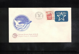 USA 1981 Space / Weltraum Space Shuttle Columbia STS-2 Mission Interesting Cover - Estados Unidos