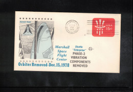 USA 1978 Space / Weltraum Space Shuttle Enterprise Tests Interesting Cover - USA