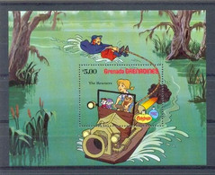 Mkv690 WALT DISNEY DE REDDERTJES BOOT BOAT THE RESCUERS CHRISTMAS GRENADA GRENADINES 1982 PF/MNH - Disney