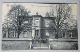 CPA - Ligny Maison Communale Et Ecole - Sombreffe