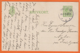 DK115, * FULL SHEET POSTCARD. SENT 1911 - Postal Stationery