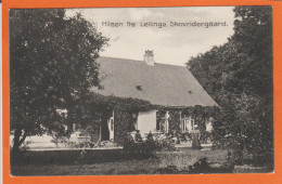 DK115_*   GL.  KØGE * HILSEN Fra LELLINGE SKOVRIDERGAARD * SENT 1908 - Danemark