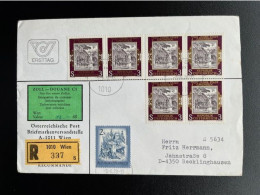 AUSTRIA 1978 REGISTERED LETTER VIENNA WIEN TO RECKLINGHAUSEN 09-06-1978 OOSTENRIJK OSTERREICH EINSCHREIBEN - Covers & Documents