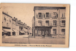 DIEUZE - Place Du Marché Et Rue Poincaré - Très Bon état - Dieuze