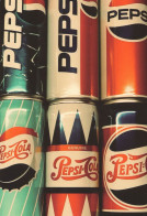 Old Fashioned Pepsi Cola Fizzy Drink Can Plain Back Postcard - Photographie