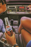 1980s Car Radio Cassette Tina Turner Pepsi Cola Plain Back Postcard - Photographie