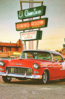Worn Out Car El Camino Dining Room New Mexico Plain Back Postcard - Photographie