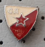 Basketball Football Club SD Crvena Zvezda Red Star Belgrade Serbia Ex Yugoslavia Pin - Basketbal