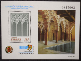 España Spain 1999 Exposición Filatelica  Mi BL74  Yv BF80  Edi 3625  Nuevo New MNH ** - Philatelic Exhibitions