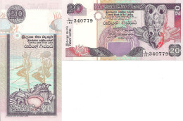 Sri Lanka P109e, 20 Rupee, Bird Mask / Stilt Fishermen, UNC 2006 - Sri Lanka