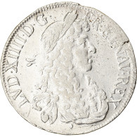 France, Louis XIV, Ecu, Écu Au Buste Juvénile, 1667, Aix-en-Provence - 1643-1715 Ludwig XIV.