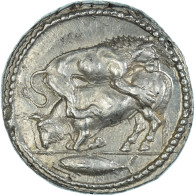 Monnaie, Macédoine, Tétradrachme, Ca. 470-430 BC, Akanthos, SUP, Argent - Grecques