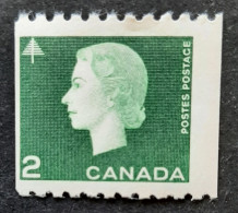 Canada 1962 MNH Sc #406**   2c Coil Stamp, Cameo Issue - Nuevos