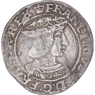 Monnaie, France, François Ier, 1/2 Teston, 1515-1547, Paris, 3rd Type, TTB - 1515-1547 Francis I