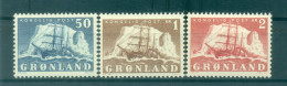 Groenland   1950-59 - Y & T N. 24/26 - Série Courante  (Michel N. 34/36) - Nuevos