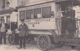 HONFLEUR --1905--Automobile De Voyage, Honfleur-Trouville-Villers (très Animée)..carte Originale.....à Saisir - Honfleur