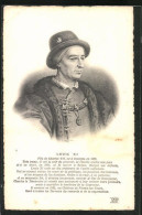 CPA König Louis XI. Von Frankreich Im Porträt  - Königshäuser