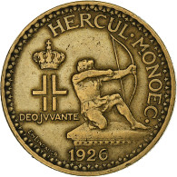 Monaco, Louis II, 2 Francs, 1926, Poissy, Bronze-Aluminium, TTB, Gadoury:MC129 - 1922-1949 Louis II