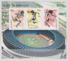 Olympia'88, San Marino  Bl.11 , Xx   (9507) - Estate 1988: Seul