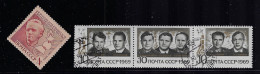 RUSSIA  1969 SCOTT #3655-3658 USED - Oblitérés