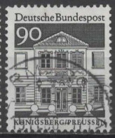 ALLEMAGNE FÉDÉRALE N° 359 O Y&T 1966 Couvent Zschock à Königsberg - Oblitérés