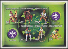 F-EX47969 CENTRAL AFRICA MNH 1996 BOYS SCOUTS JAMBOREE HORSE.  - Neufs