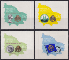 F-EX48316 NORFOLK IS MNH 1978 BOYS SCOUTS 50º ANNIVERSARY SCOUTING GIRL GUIDE.  - Ongebruikt