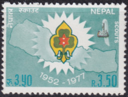 F-EX48330 NEPAL MNH 1977 BOYS SCOUTS JAMBOREE 50º ANNIV GIRL GUIDE.  - Ongebruikt