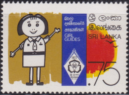 F-EX48332 SRI LANKA MNH 1977 BOYS SCOUTS JAMBOREE 50º ANNIV GIRL GUIDE.  - Unused Stamps